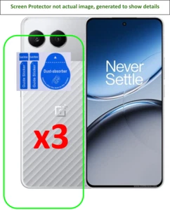 3x OnePlus Nord 4 Screen Protector w/ cloth and installation stickers - Picture 1 of 3