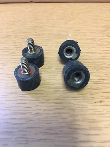 4 Rubber Vibration Isolator Mounts Male/Female 1” X 3/4”. Free Shipping. - Picture 1 of 2