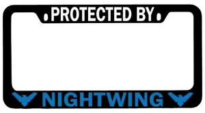 Marco de placa de metal negro protegido por Nightwing automático DC - Imagen 1 de 1