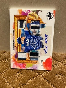 2020 Panini Diamond Kings Material QUAD Sign. BRENDAN McKAY Auto FOTL Purple /20 - Picture 1 of 2