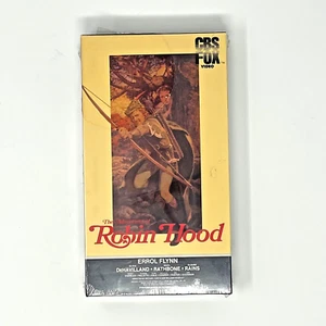 The Adventures Of Robin Hood VHS SEALED Watermarks CBSFox Errol Flynn NO BARCODE - Picture 1 of 9