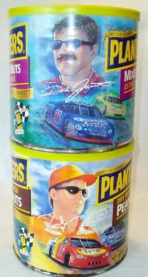 Lote De Colección De 2 EDICIÓN LIMITADA DALE JARRETT & RICKY RUDD PLANTADORES CACAHUETES, ¡VACÍOS! Foto 1 de 4