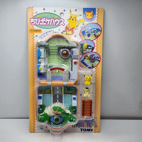 RARE Pokemon House Cyndaquil & Pikachu Pokemon Lab Polly Pocket HTF VTG! Cover