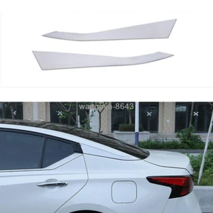 Chrome Rear Window Side Triangle Panel Trims For Nissan Teana Altima 2019-2022 - Picture 1 of 4