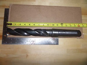 Taladro Union Twist 1-17/32"" broca 5MT, 5 morse cónico 15-1/2"" OAL (#D103) - Imagen 1 de 12