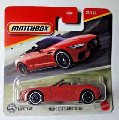 Matchbox - Mercedes-AMG SL 63 - Arancione - 26/125 - MBX Road Trip 2025 - JBR69 - Immagine 1 di 3