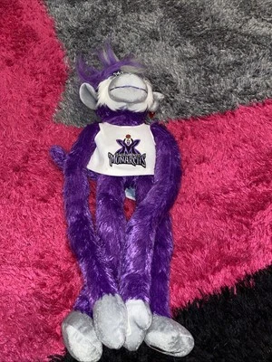 WNBA Sacramento Monarchs Fuzz Head Monkey mascot plush stuffed animal VTG - Image 1 of 4