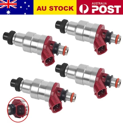 4X Fuel Injectors For Mazda B2600 UF Ford Raider Courier G6 2.6L G609-13-250 AU - image 1 of 4