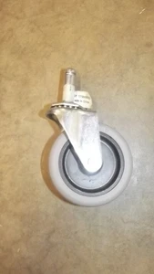 Are 9807 3inch Swivel Stem Caster Rubber Wheel 7/16" Stem Diameter 175lb max h83 - Picture 1 of 1