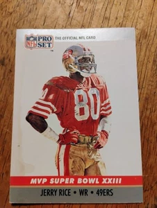 1990 Pro Set Super Bowl MVP Collectibles Jerry Rice San Francisco 49ers #23 - Picture 1 of 2