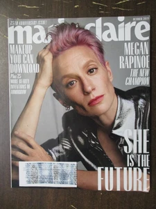 MARIE CLAIRE MAGAZINE OCTOBER 2019 MEGAN RAPINOE 25TH ANNIVERSARY ISSUE FASHION - Picture 1 of 2