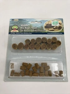 JTT Scenery Products HO Scale #95582 Hay Bales (35 Bales) NIB CC - Picture 1 of 7