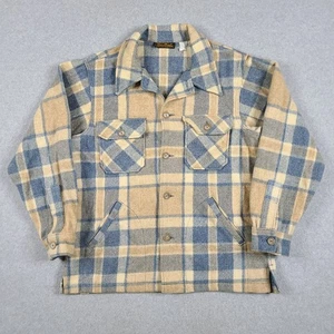 Chaqueta de caza de lana Eddie Bauer vintage a cuadros talla grande WPL 6635 EE. UU. - Imagen 1 de 10
