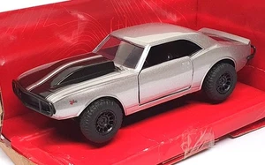 Jada 1/32 Scale 97186 - Fast & Furious Roman's Chevy Camaro Z28 Silver/Black - Picture 1 of 5