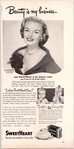 SweetHeart Soap Liz Hastings Cover Girl Vintage Print Ad - Picture 1 of 1