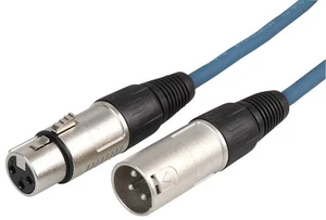 STAGG Cable Microfónico XLR Macho a Hembra 3 Pines, 3m, Azul - Imagen 1 de 1
