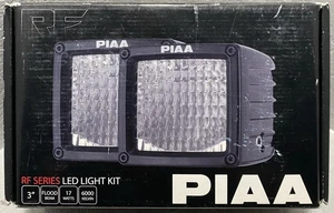 PIAA 07340 RF3 LED Flood Lamp Kit – 6000K White Driving Lights - Picture 1 of 5