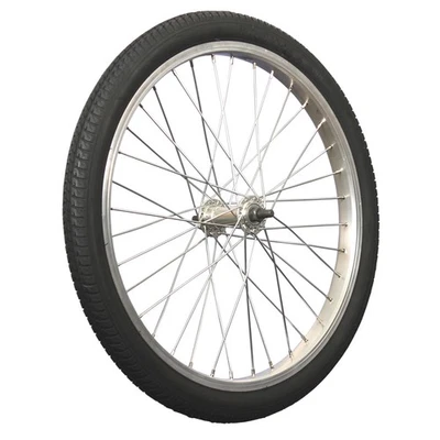 TAYLOR-WHEELS 20 Zoll Laufrad Aluminiumfelge Lastenspeichen und Bereifung für Anhänger silber