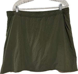 TOAD & CO Damen Gr. XL grün A-Linie Stretch ROCK angenähte Shorts - Bild 1 von 7
