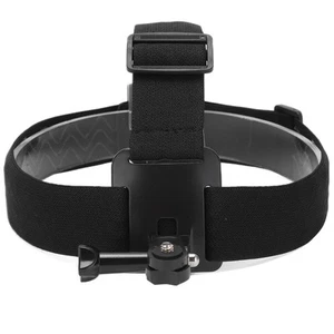Head Strap Mount Black Adjustable Holder Accessories Kit For Action Camera AM - Picture 1 of 24
