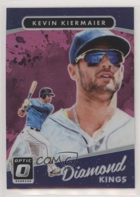 2017 Panini Donruss Optic Diamond Kings Pink Prizm Kevin Kiermaier #27 - Image 1 of 2