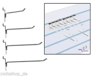 Haken für Lamellenwand Einfachhaken Klapphaken Staffelpreis - Foto 1 di 8