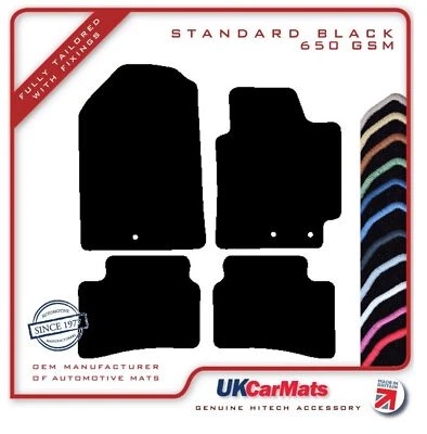 Fits Kia Stonic 2017 onwards Hitech Black Tailored Carpet Car Mats - Image 1 of 4