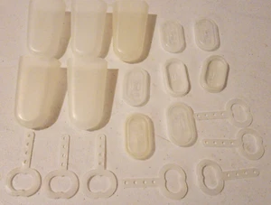 1960s  Tupperware Freeze Pops Molds & Cookie Press Decorator - Picture 1 of 12