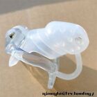 New Silicone Soft Thorn Cage Male Chastity Device Fixed Resin Ring Restrain 