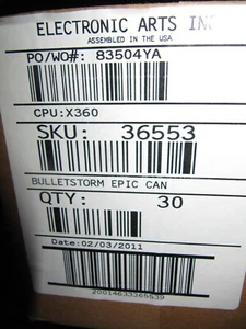 30 pcs -Bulletstorm Epic Edition Microsoft Xbox 360 2011 Factory Sealed - Picture 1 of 4