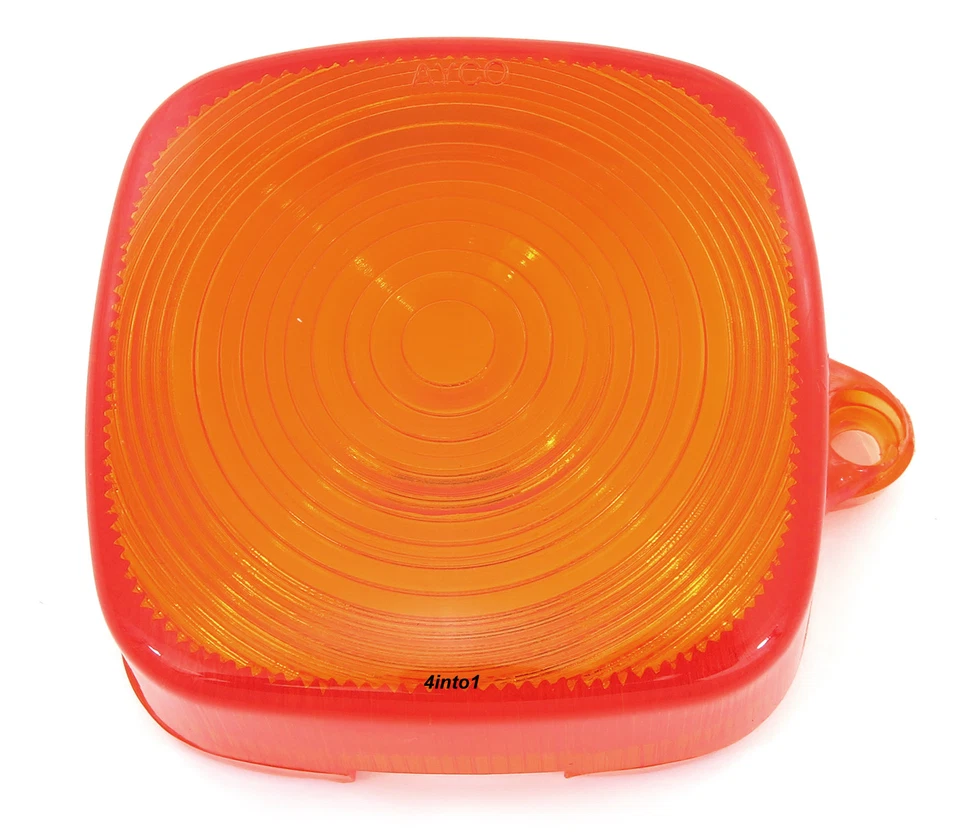 Lente de seta Honda - 33402-195-023 - Âmbar - C70 CT70/110 XL80/100/125/185 - Imagem 1 de 1