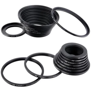 K&F Concept 18 Pcs Filter Ring Adapter Set Camera Lens Filter Metal Rings Kit - Picture 1 of 10