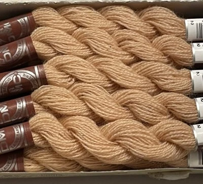 DMC Wool Embroidery Floss Medicis Light Peach 8514 27.3yd Skein Box Of 10 - Image 1 of 4