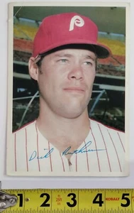 5" x 7" 1981 Topps Baseball MLB Karte Dick Ruthven Philadelphia Phillies Pitcher - Bild 1 von 2
