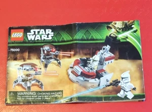 LEGO STAR WARS 2013 Clone Troopers vs. Droidekas 75000 ¡Solo manual de instrucciones! - Imagen 1 de 4
