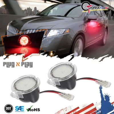 Explorer Expedition Flex Fusion LED rojo espejo lateral luz charco para Ford F 150 Foto 1 de 4