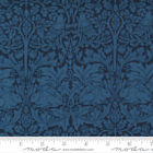 Moda Best Of Morris Indigo Blue Floral 100% Quilt Cotton Leaves 8363-14 BTY