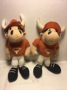(2) Texas Longhorn 9” Plush Toy Factory Pre-Owned - Picture 1 of 6