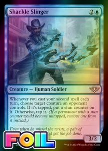 x1 Shackle Slinger OTJ MTG 65 FOIL UNCOMMON M/NM 1x - Picture 1 of 1