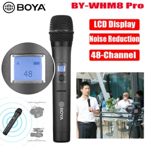 BOYA BY-WHM8 Pro 48-Channel Wireless Handheld Microphone for Interview Recording - Picture 1 of 12