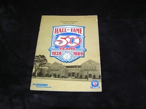 Vintage 1989 Baseball HOF 50 YR ANNY Lou Gehrig TIX PROGRAM SO COOL READ! DR - Picture 1 of 6