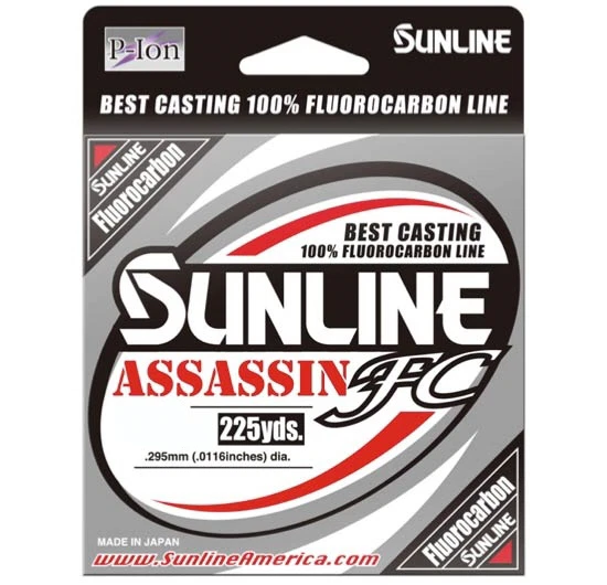 Línea de pesca Sunline - Línea de pesca de fluorocarbono Sunline Assassin Fc - 225 yardas Foto 1 de 1