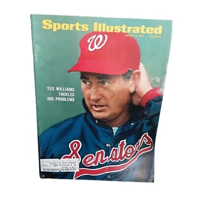 Sports Illustrated marzo 1969 Ted Williams Washington senadores Lew Alcindor Foto 1 de 4
