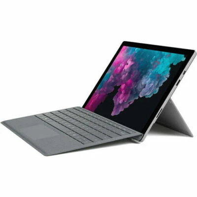 Microsoft Surface Pro 6 12.3"i5-8250U 256GB SSD 8GB RAM W10 Tablet-Silver W/KB - Image 1 of 4