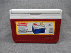 Vintage COLEMAN Small Red/White Cooler Lunchbox MODEL 5205 