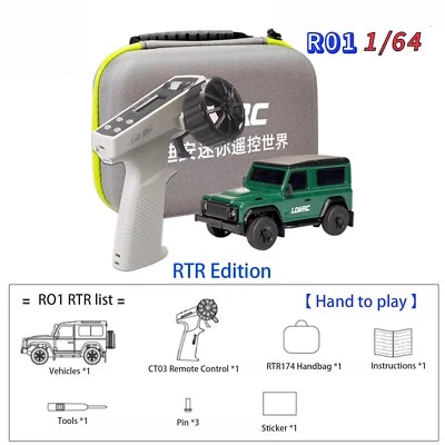 1/64 LDARC R01 Remote Control Climbing Vehicle 2WD Climbing Vehicle Toy NEWDbzH5 - Image 1 of 4