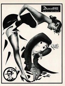Anuncio impreso original vintage club nocturno Danceteria New York City de la década de 1980 b - Imagen 1 de 1