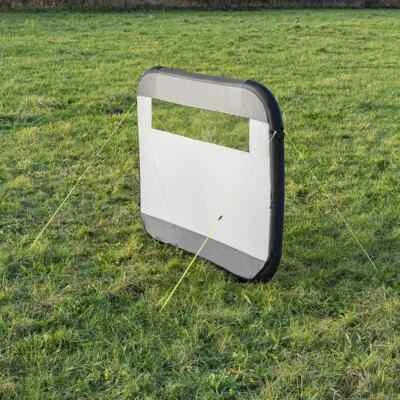 Windschutz Camping aufblasbar  160x140 Wohnwagen Wohnmobil Sichtschutz Wand Zub. - Bild 1 von 4