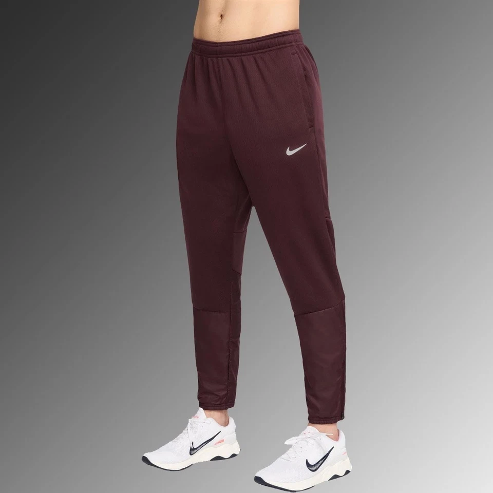 Nike Sphere Challenger Therma-FIT Running Pants Mens Medium Burgundy FZ1113-652
