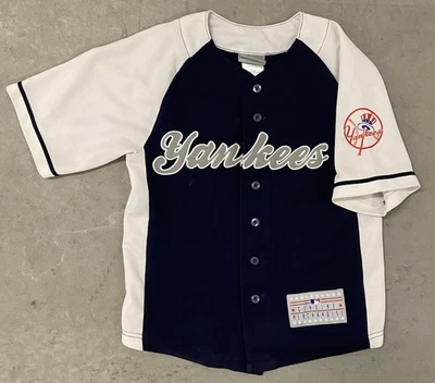 New York Yankees #24 Robison Cano Youth Jersey Size 8 Navy White MLB Baseball - Image 1 of 4